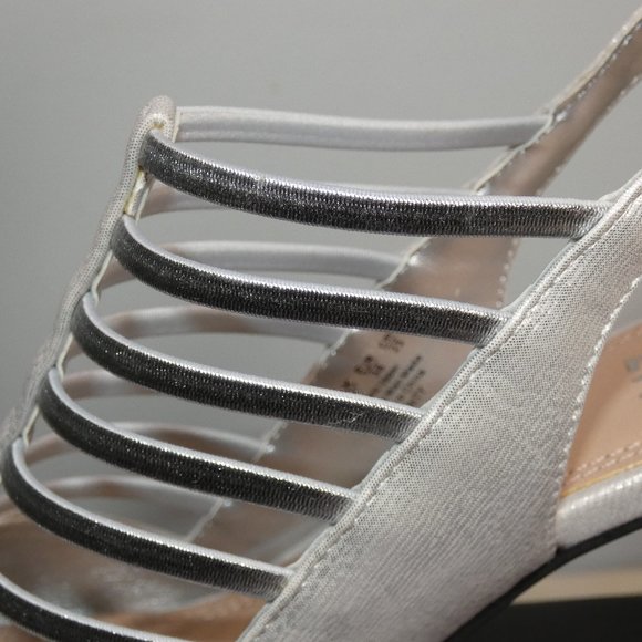 Naturalizer Womens Vanity Open Toe Slip On Slingback Heels 8 - Picture 11 of 14